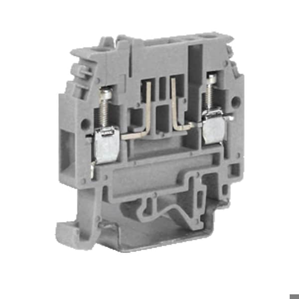 Automation Systems Interconnect Blade Fuse Terminal Block, DIN Rail Mount, UL ratings of 26-10 AWG, 6.3 Amps at 600 Volts, 25-PK MF100GR - main